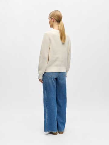 OBJECT Svetr 'OBJFLO' – bílá