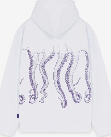 Octopus Sweatshirt in White