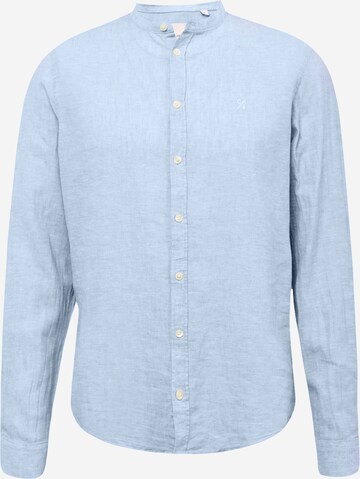 Casual Friday Slim fit Button Up Shirt 'Anton' in Blue: front