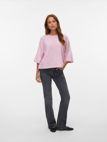 VERO MODA Sweater 'VMLEFILE' in Pink