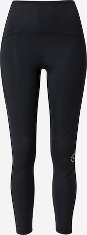 ADIDAS BY STELLA MCCARTNEY Skinny Workout Pants 'Truepurpose' in Black: front