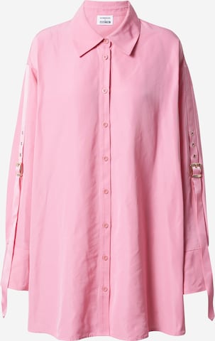 Hoermanseder x About You - Vestidos camiseiros 'Anna' em rosa: frente