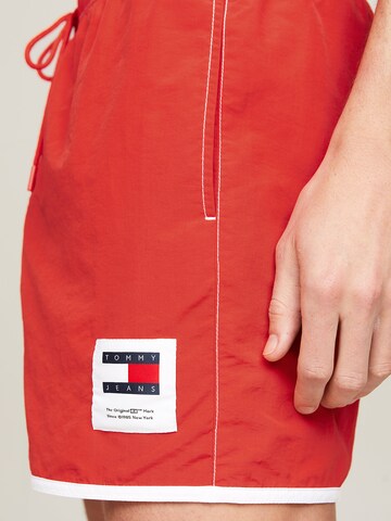 Tommy Jeans Board Shorts in Red