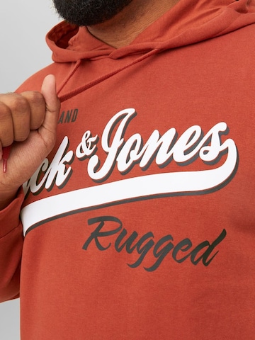 Jack & Jones Plus - Sudadera en naranja