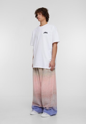 T-Shirt 'Dripping Heart' Lost Youth en blanc