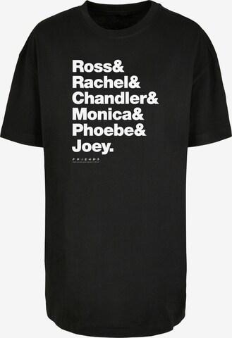 F4NT4STIC Shirt 'Friends First Names' in Zwart: voorkant