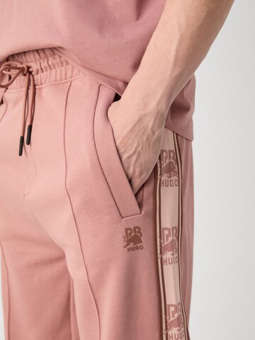 Loosefit Pantalon 'Dishorte' HUGO en rose
