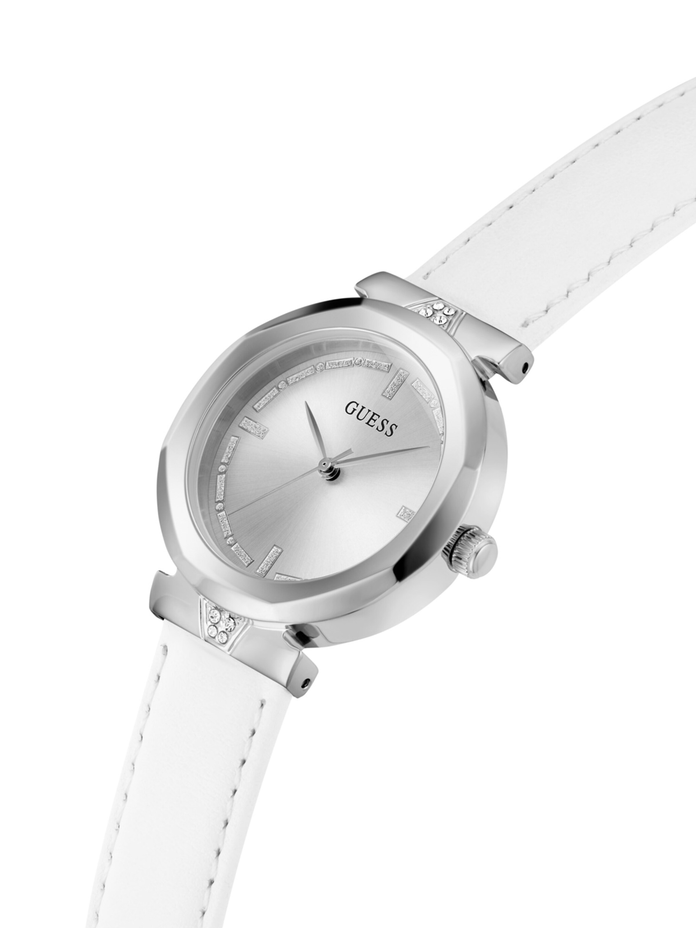 GUESS Analoog horloge 'GD Rumur' in Zilver