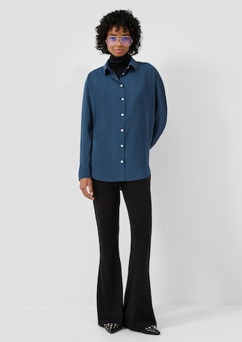 QS Bluse in Blau