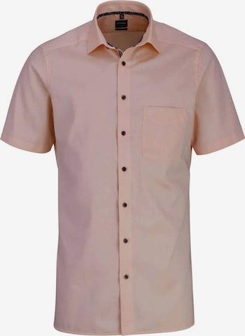 OLYMP Regular fit Overhemd in Oranje: voorkant