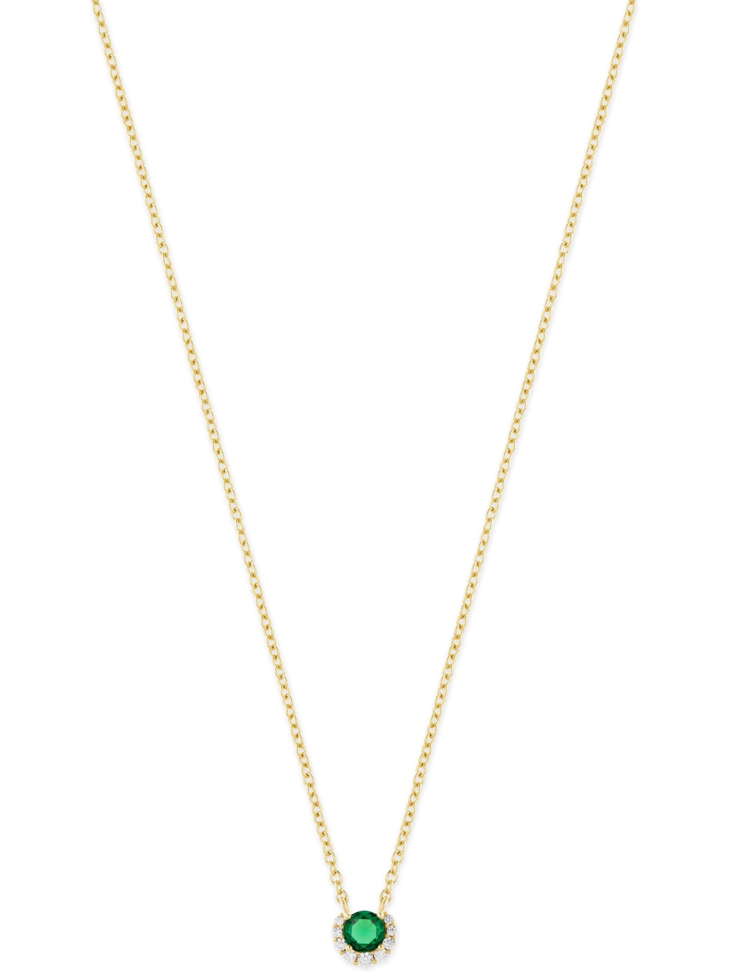 FAVS Necklace in Gold: front