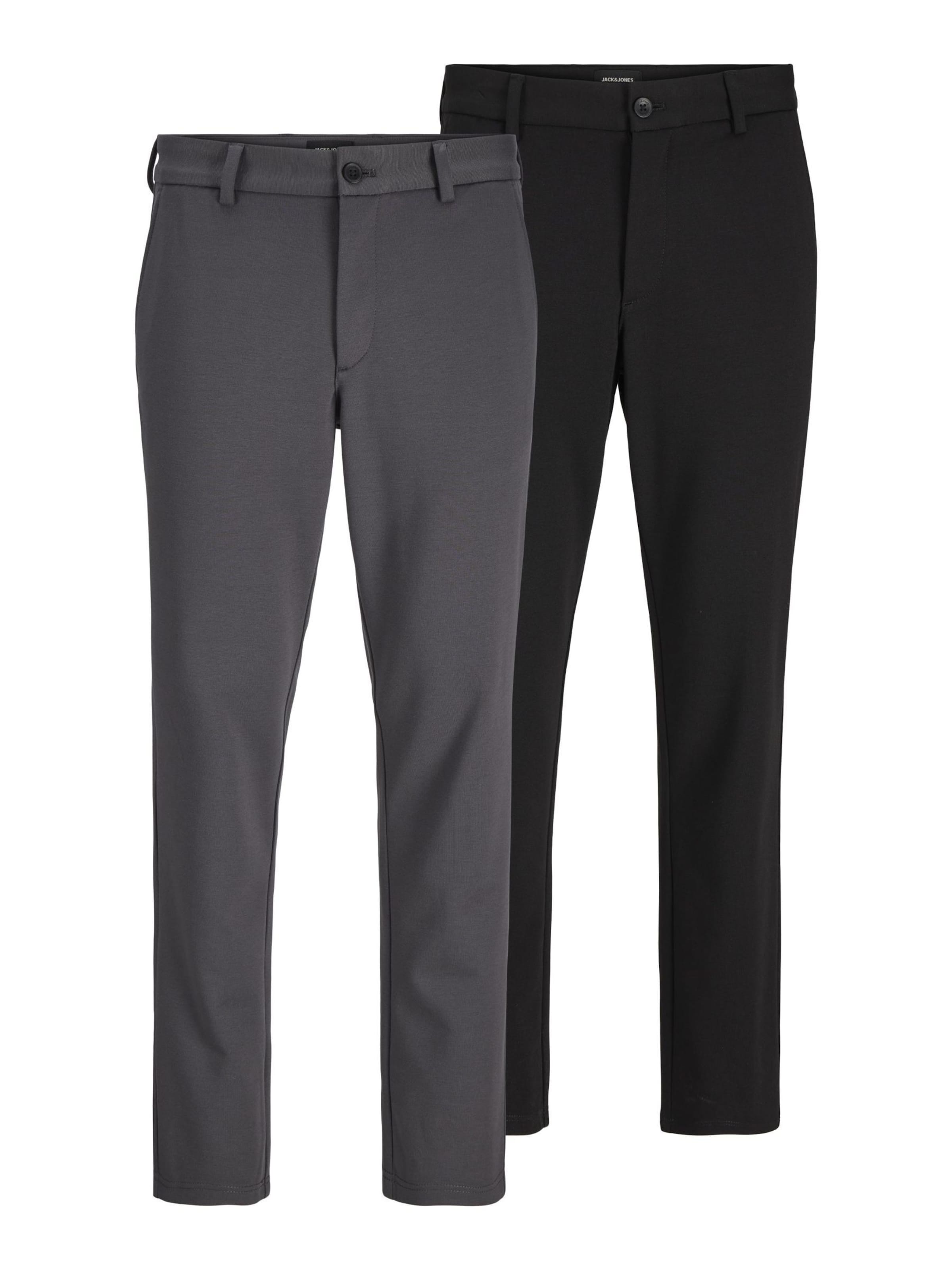 JACK & JONES - Slimfit Pantalón chino en gris: frente