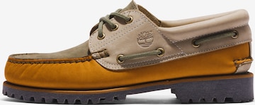 TIMBERLAND - Sapato com atacadores em castanho: frente