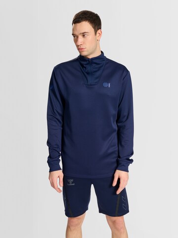 Sweat de sport Hummel en bleu : devant