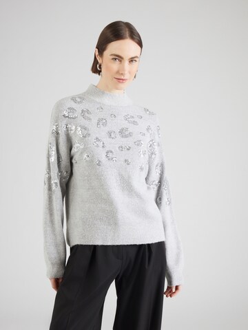 Hailys Pullover 'La44le' in Grau: Vorderseite