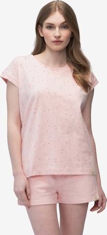 greenjama Pajama Shirt in Pink: front