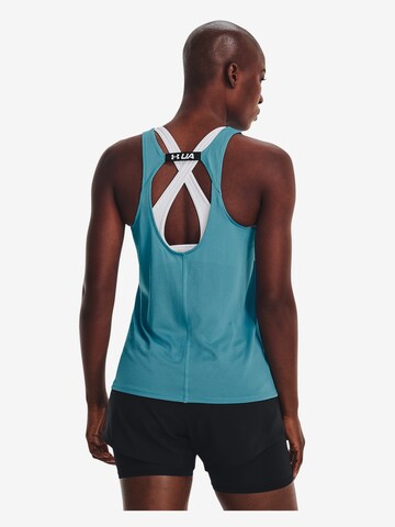 UNDER ARMOUR Sporttop 'Fly By' in Blau