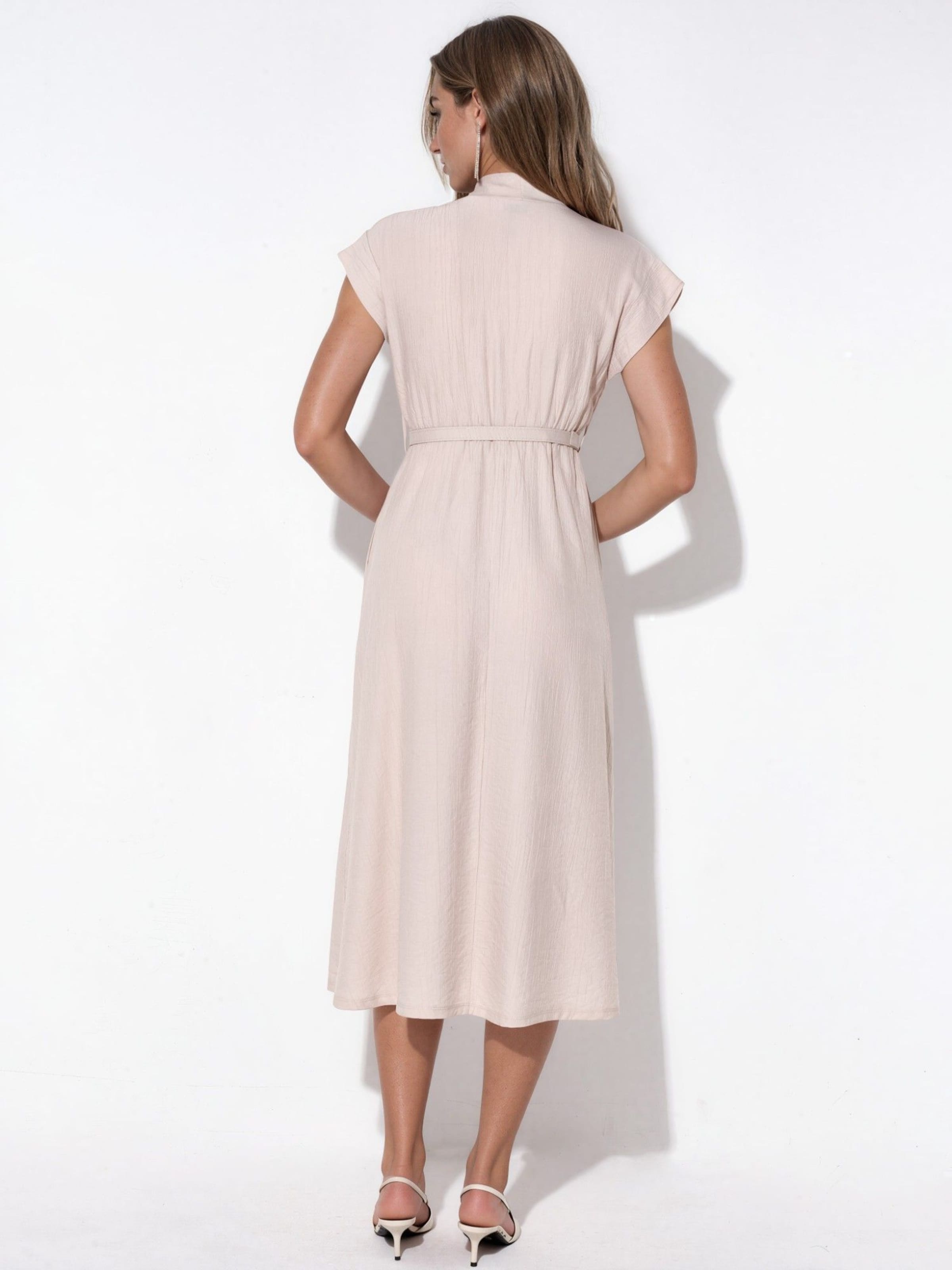 Busem Dress in Beige