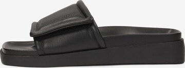 Kazar Studio Mules in Black: front