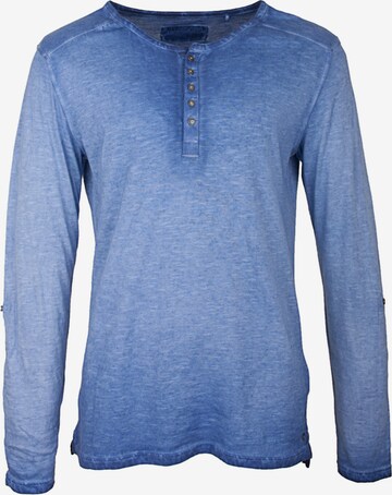 TREVOR'S Langarmshirt in Blau: predná strana