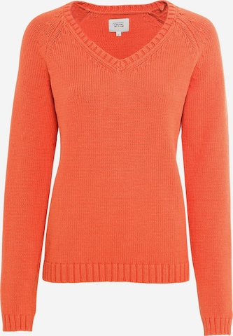 CAMEL ACTIVE Sweater in Orange: front