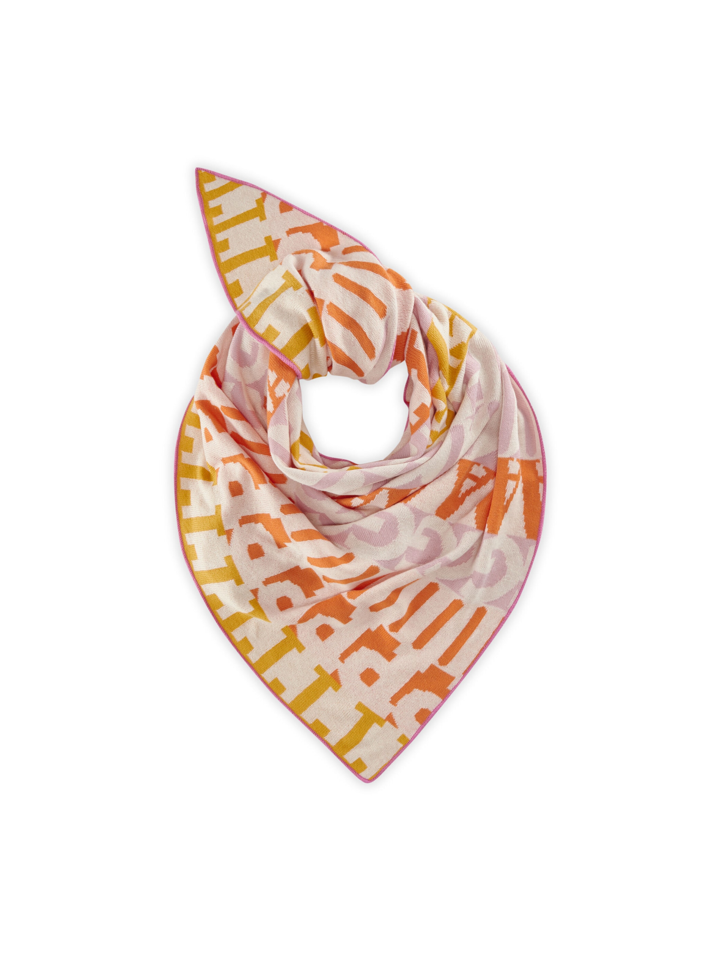 Foulard CODELLO en orange : devant