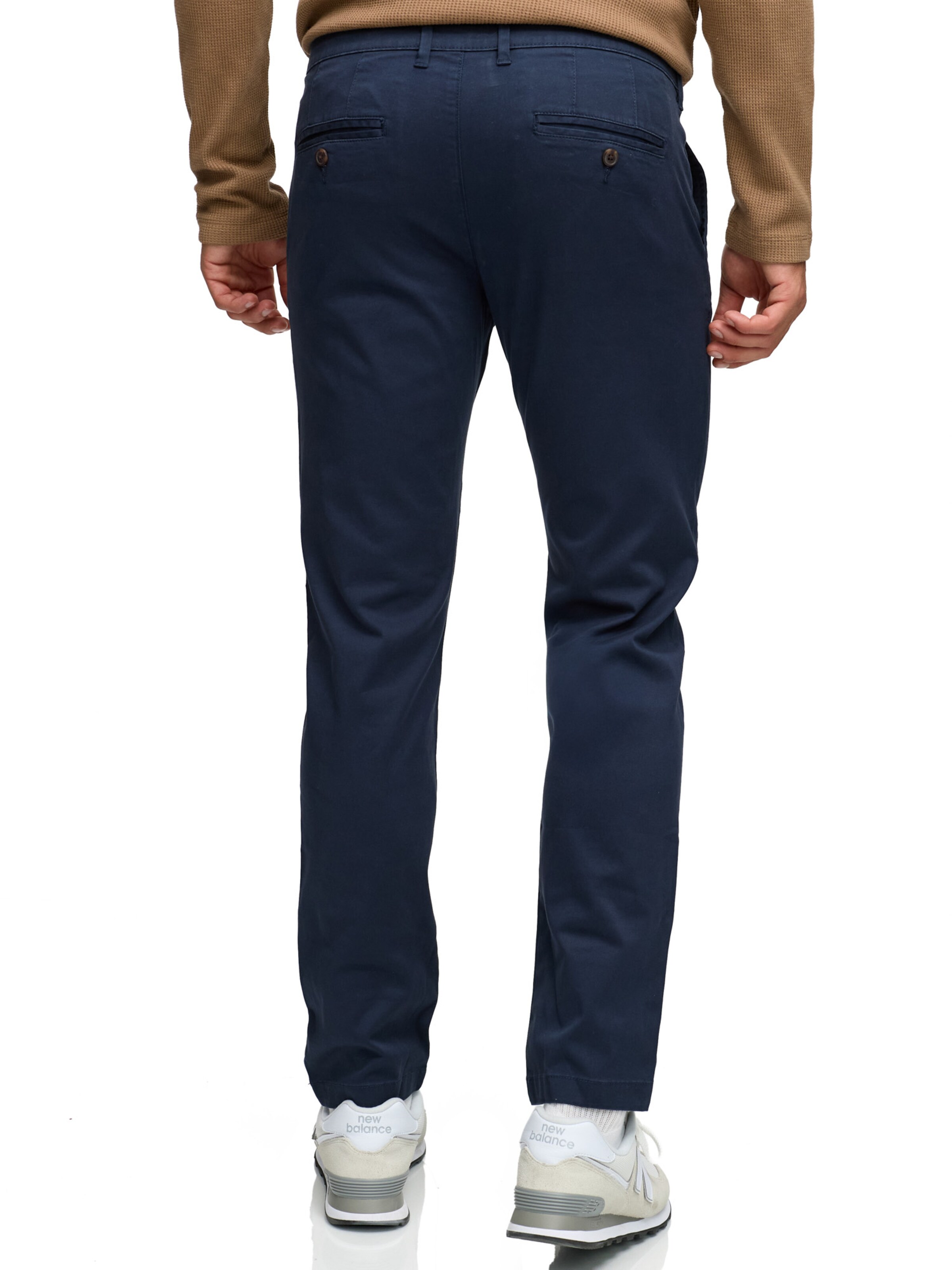 INDICODE JEANS Regular Chino Pants in Blue