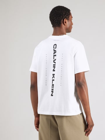Calvin Klein Jeans Μπλουζάκι '20S' σε λευκό: μπροστά