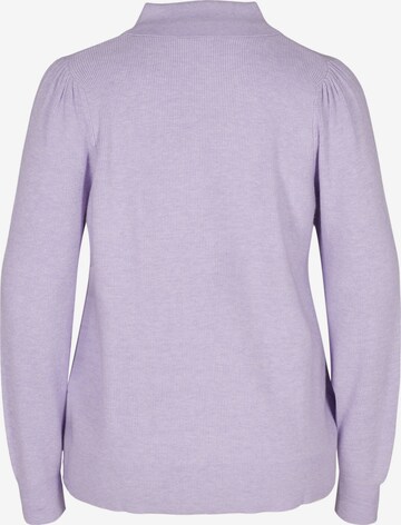 Pull-over 'Mella' Zizzi en violet