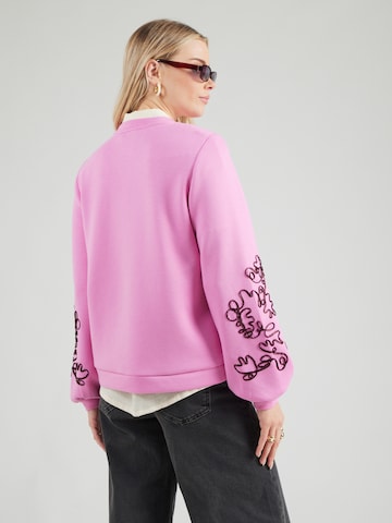 VILA Sweatshirt 'VISIFFI' in Purple