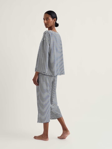 Seasalt Cornwall - Pijama 'Tree Shadow' en azul