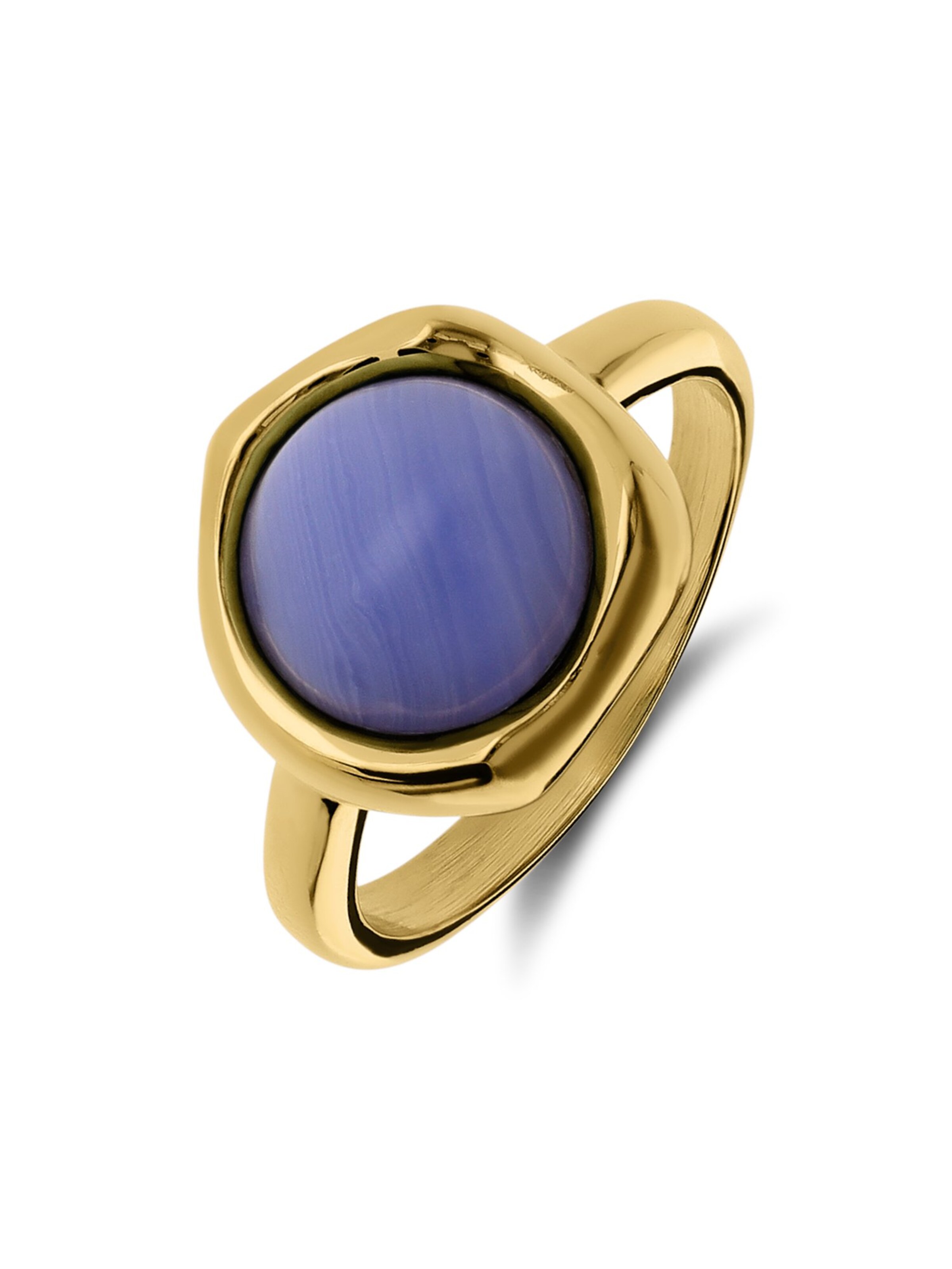 Lucardi Ring in Gold: Vorderseite