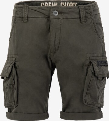 ALPHA INDUSTRIES Shorts in Grau: predná strana