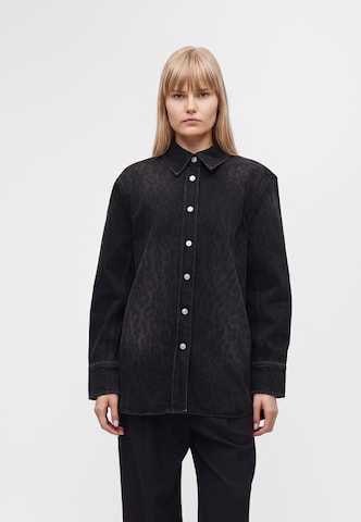 Lala Berlin Bluse 'Lala' in Schwarz: Vorderseite