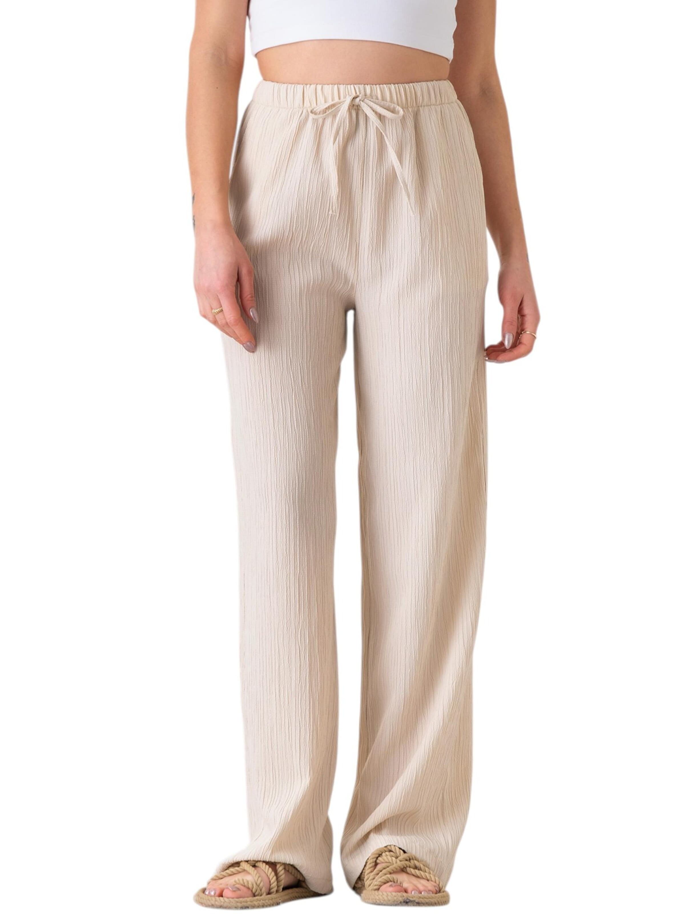 fashionshowcase - Loosefit Pantalón 'ALARA' en beige: frente