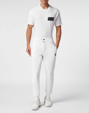 Plein Sport - Tapered Pantalón en blanco