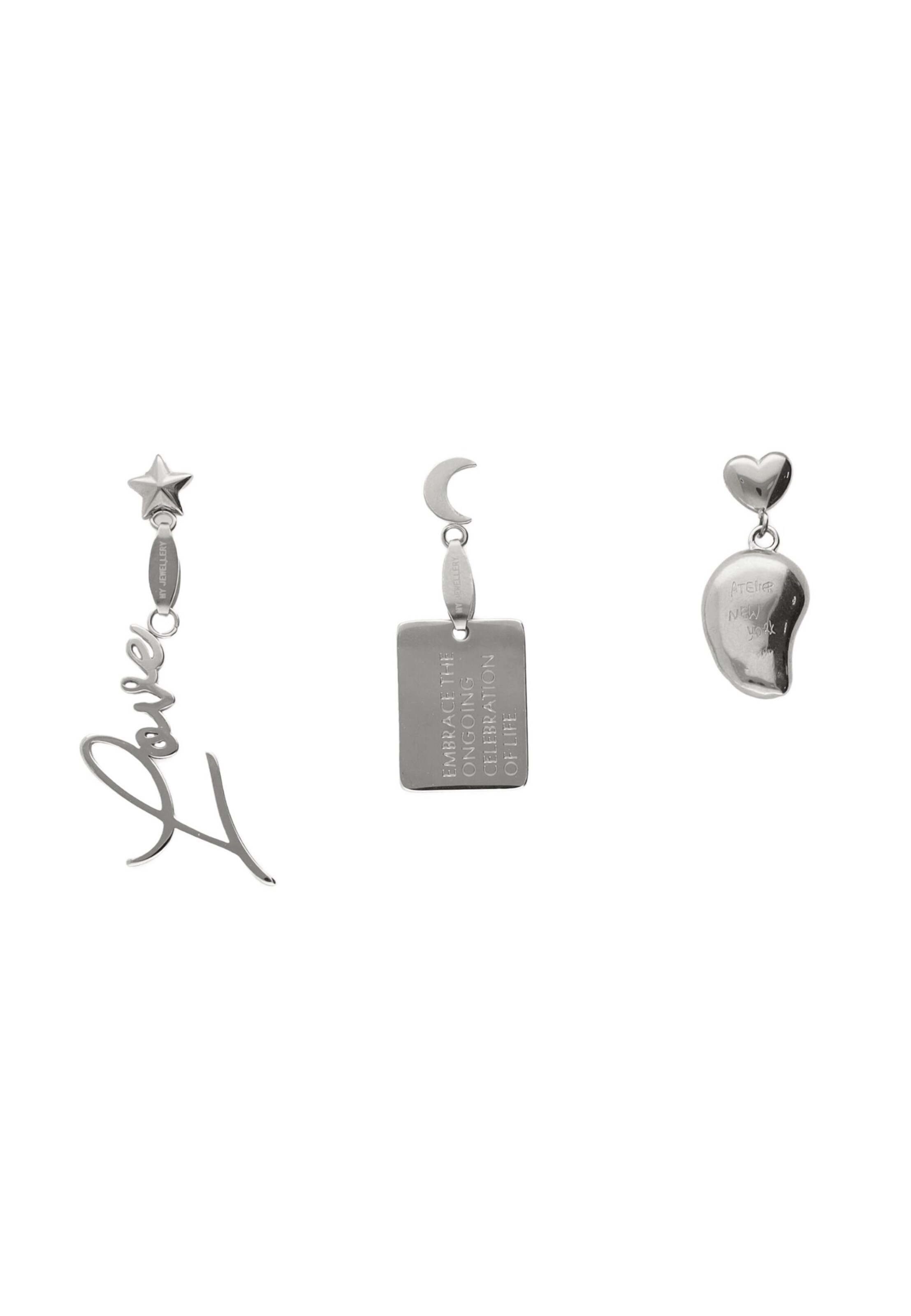 Boucles d'oreilles My Jewellery en gris