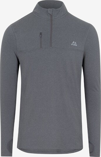DANISH ENDURANCE T-Shirt fonctionnel 'Half Zip' en gris, Vue avec produit