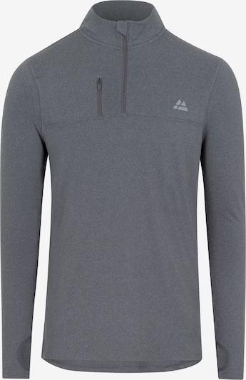 DANISH ENDURANCE T-Shirt fonctionnel 'Half Zip' en gris, Vue avec produit