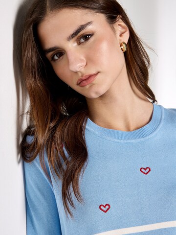 Pull-over Apricot en bleu