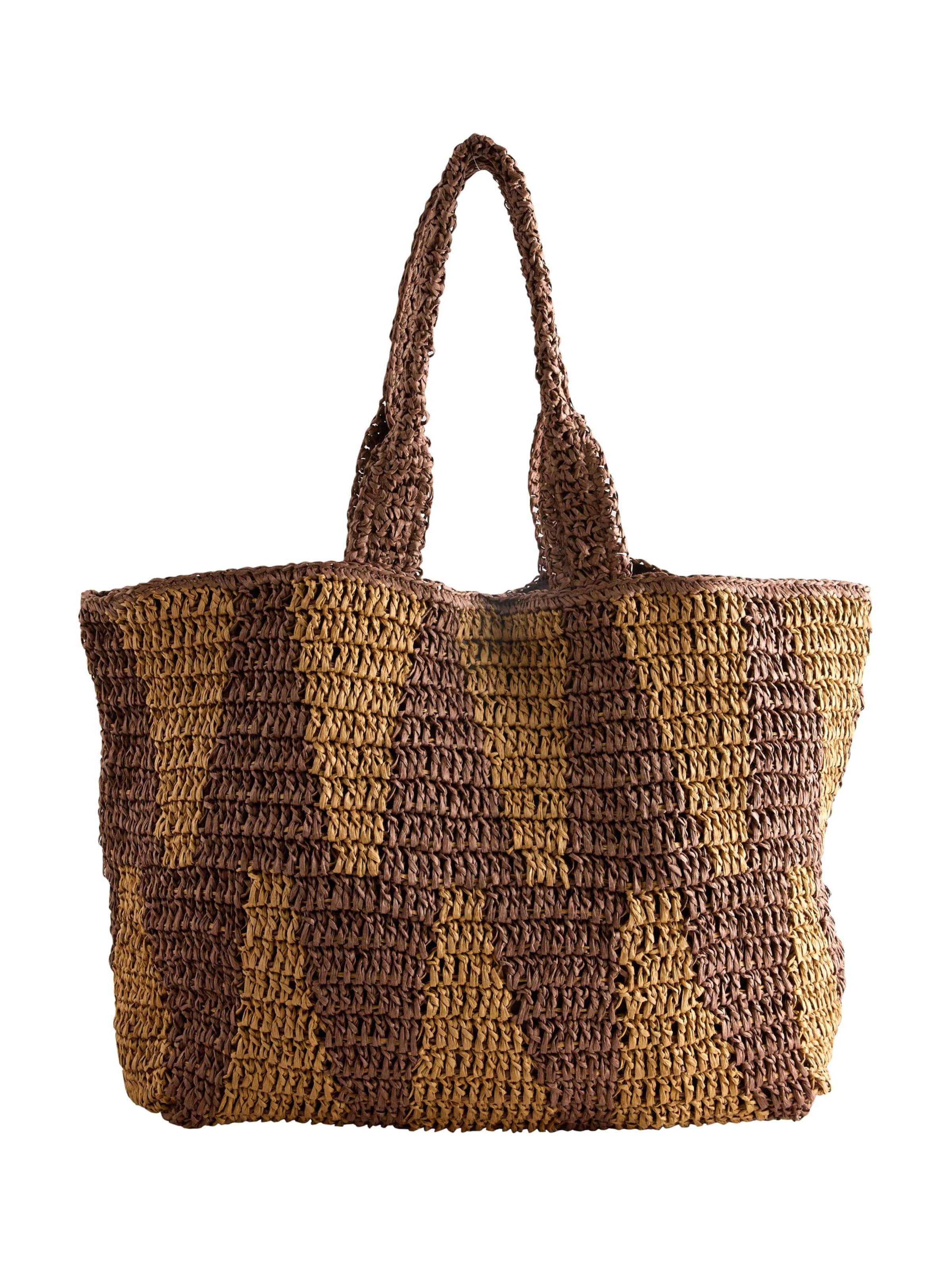 Next Пляжная сумка в Желтовато-коричневый / Коричневый, Обзор товара