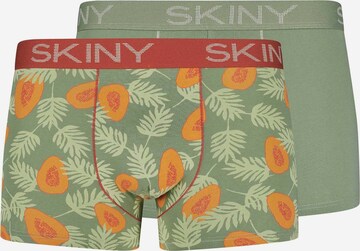 Boxer di Skiny in verde: frontale