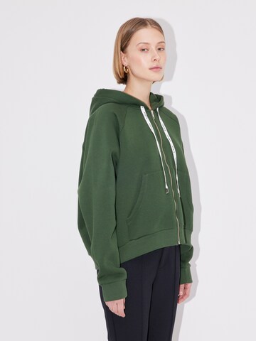 LeGer by Lena Gercke - Sudadera con cremallera 'Jeanette' en verde