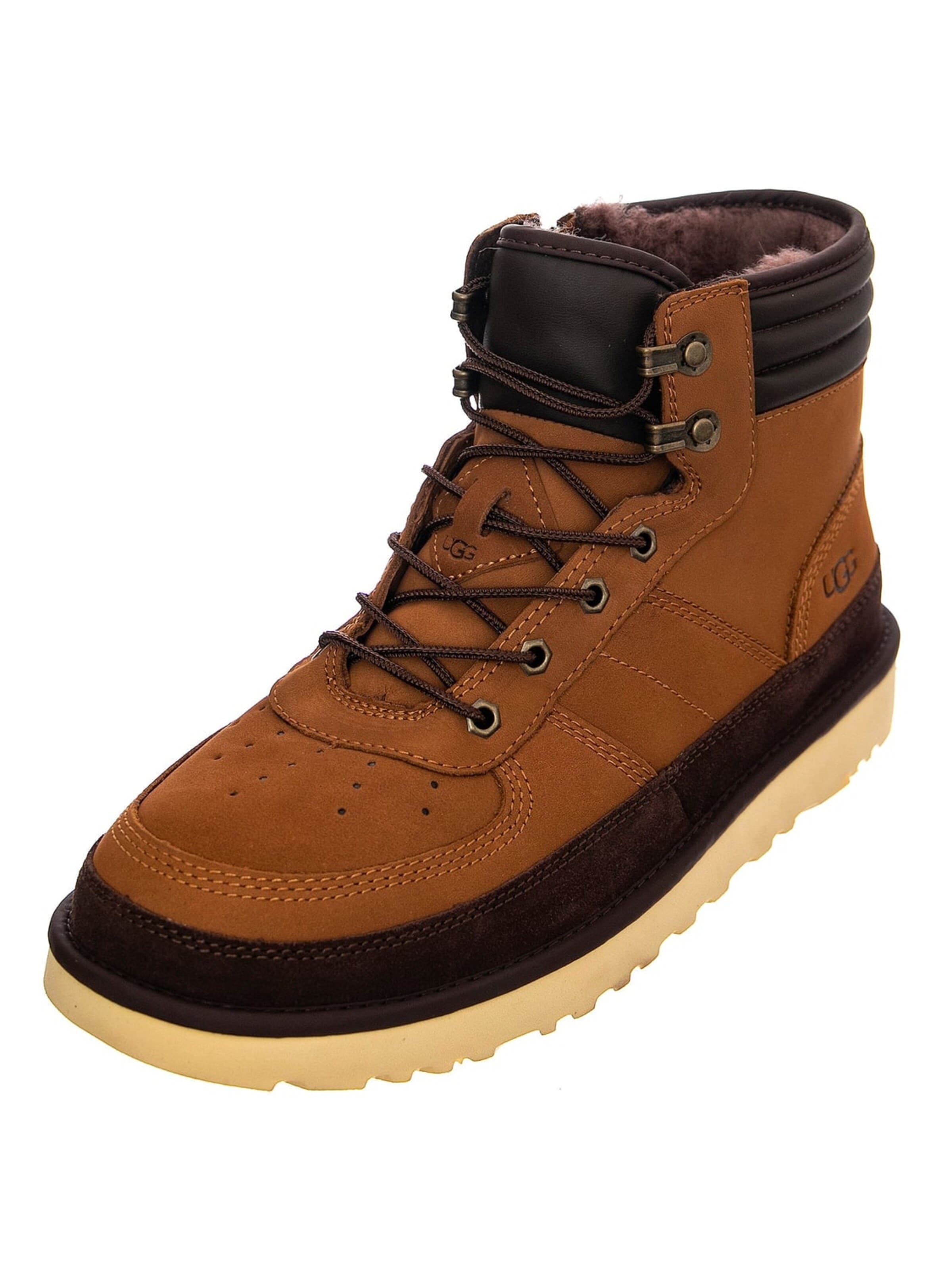 UGG Lace-up boot 'HIGHLAND' in Brown: front