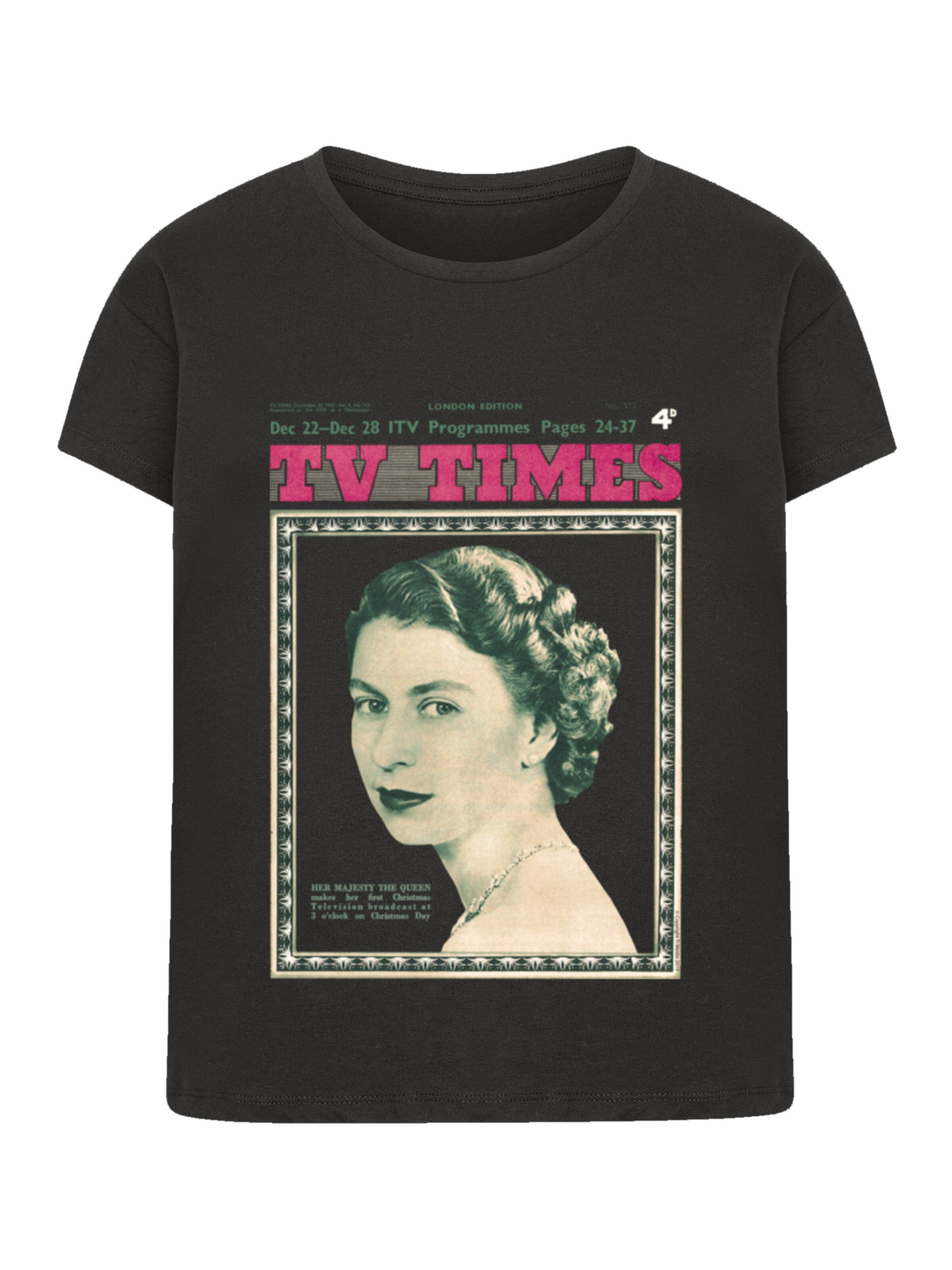 T-shirt F4NT4STIC en noir : devant