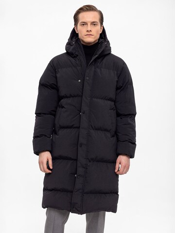 Manteau d’hiver Antioch en noir : devant