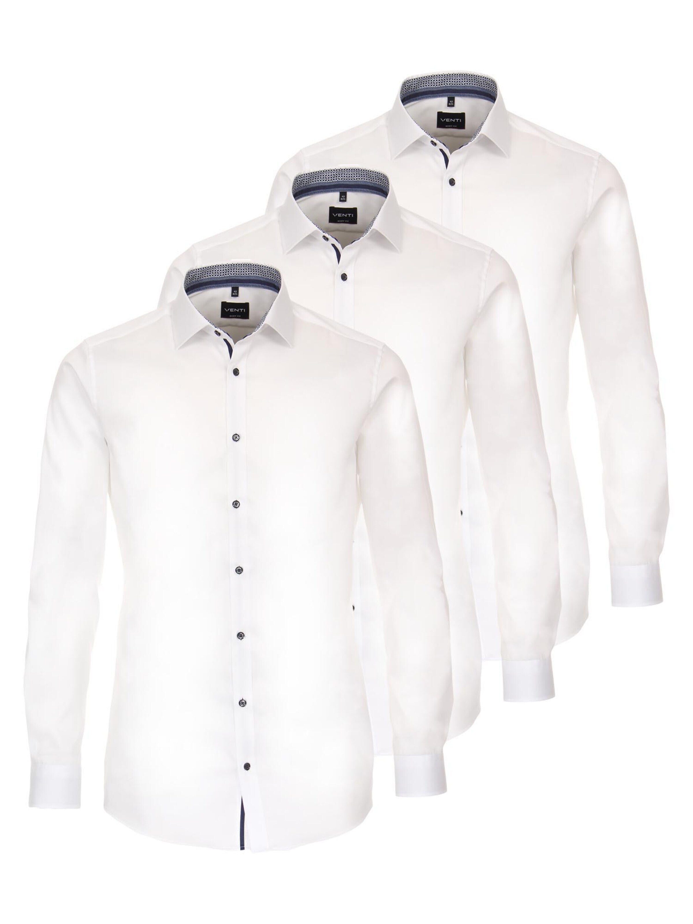 VENTI Business Shirt 'Basic' in White: front