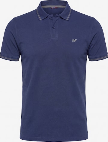 Carrera Jeans Hemd 'Piquet' in Blau: Vorderseite