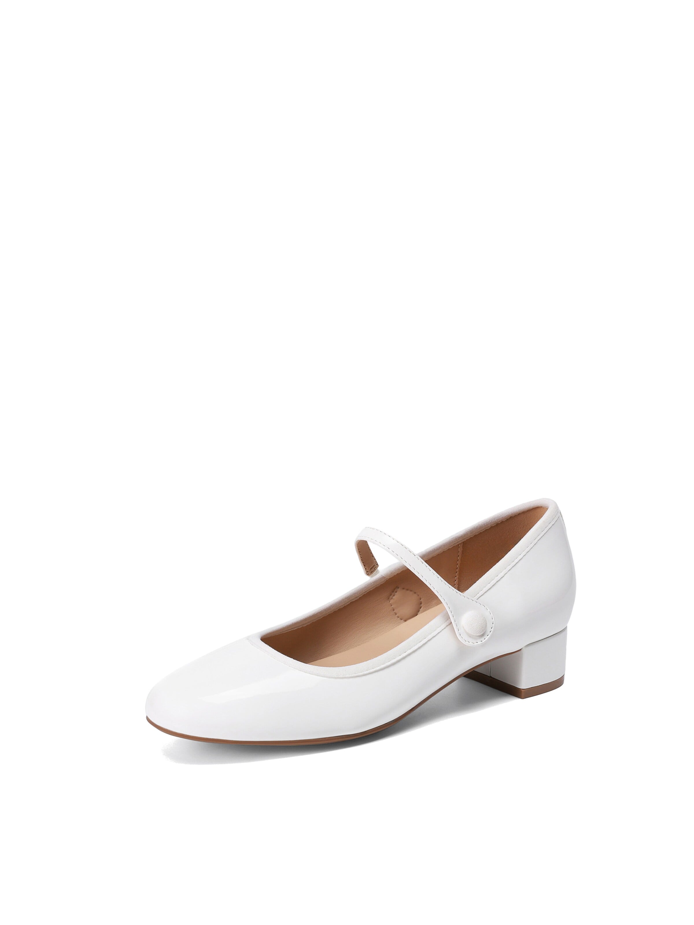 Dream Pairs Pumps in White: front