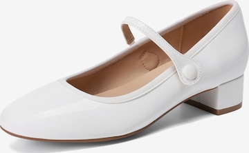 Dream Pairs Pumps in White: front